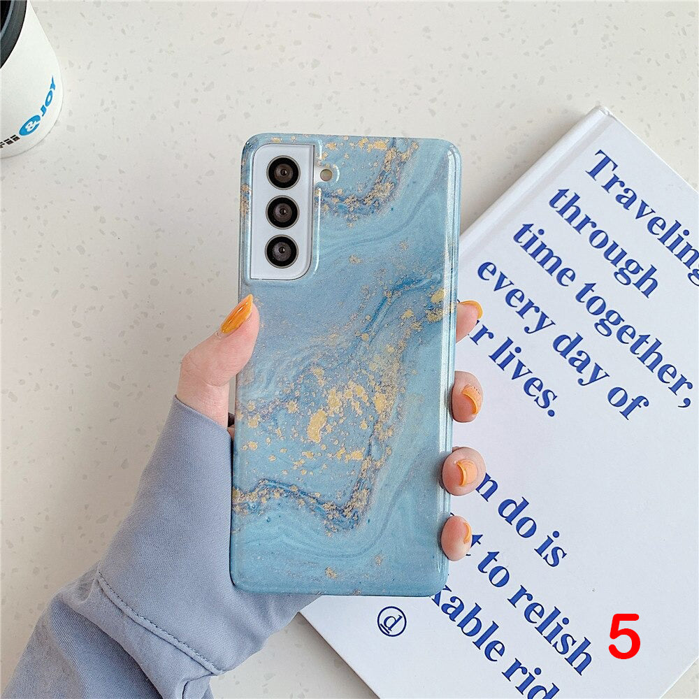 Glitter Marble Phone Case For Samsung Galaxy