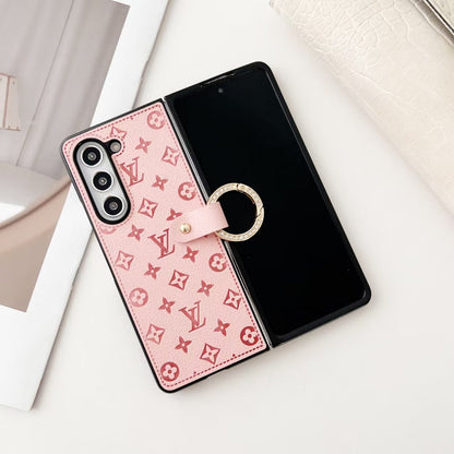 luxury leather cover for Galaxy Z fold 6/5/4/3