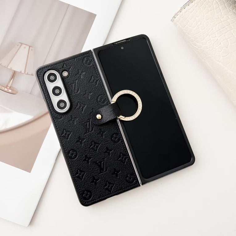 luxury leather cover for Galaxy Z fold 6/5/4/3