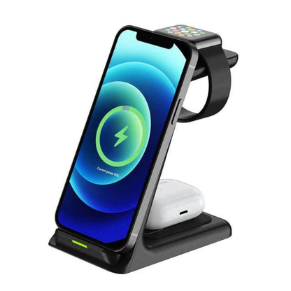 3-in-1 20W Fast Wireless Charging Dock for Apple iPhone.