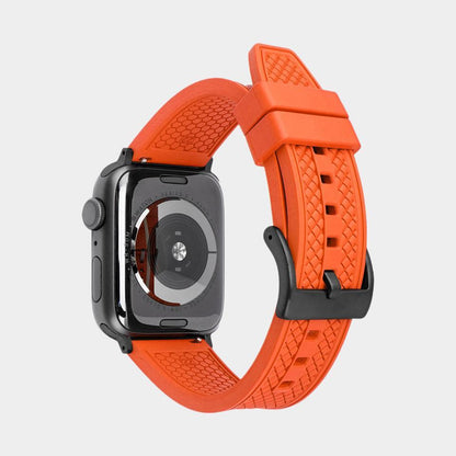 Groove Design Fluororubber Band For Apple Watch