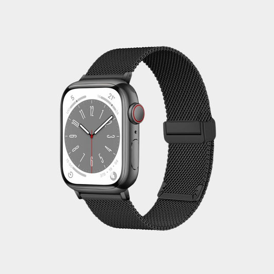 Magnetic Folding Buckle Stainless Steel Band For Apple Watch