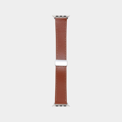 New Magnetic Buckle Leather Band For Apple Watch