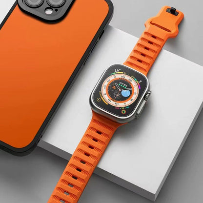 Multicolor Fluororubber Band For Apple Watch