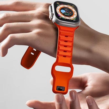 Multicolor Fluororubber Band For Apple Watch