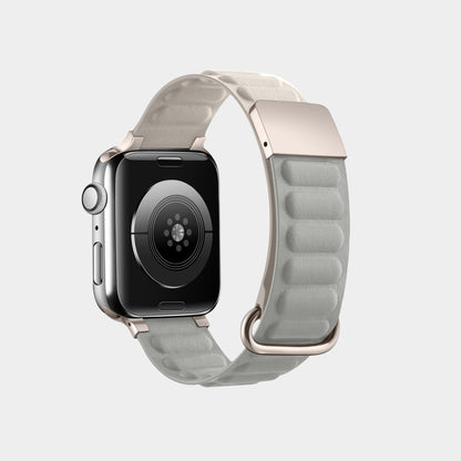 Leather Magnetic Snapback Loop Band For Apple Watch