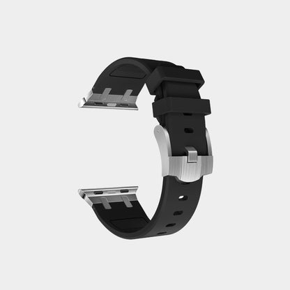 New AP Metal Head Silicone Band For Apple Watch