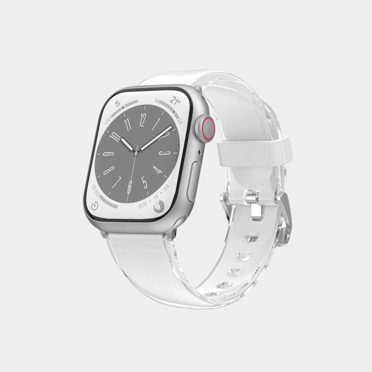 Fashionable TPU Ice Pier Silicone Band For Apple Watch