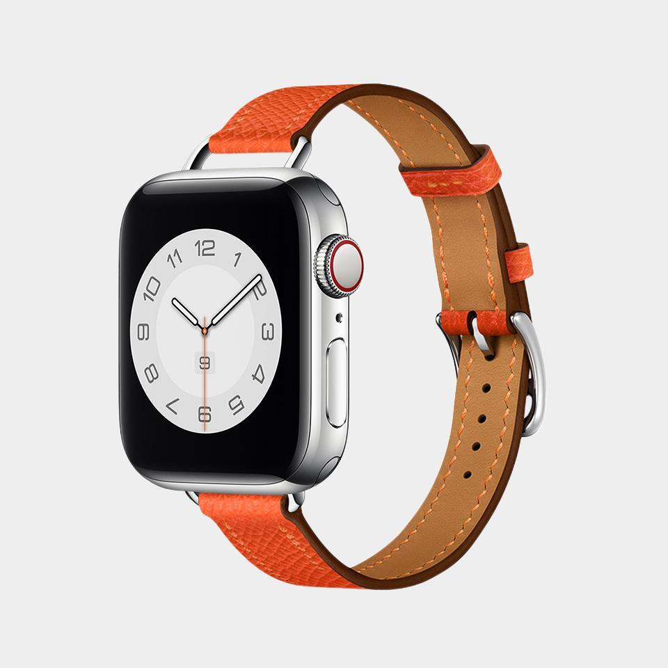 Leather Simple Narrow Band For Apple Watch