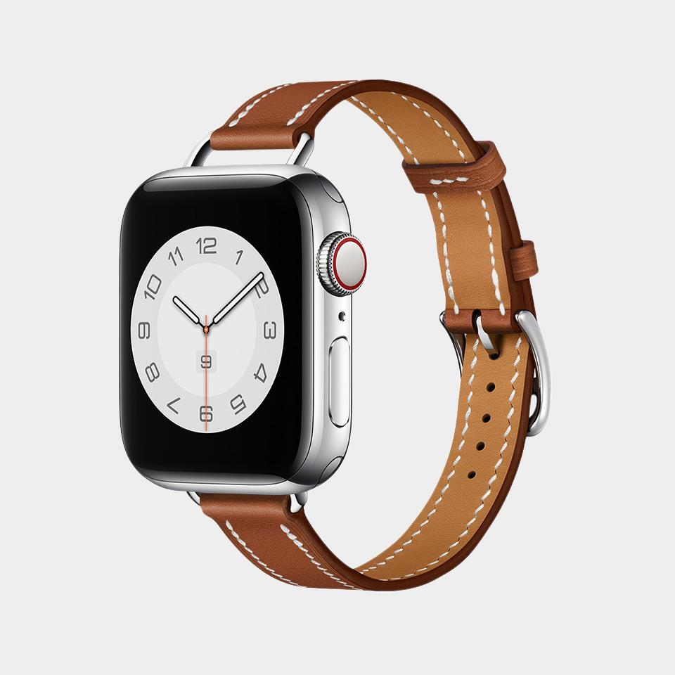 Leather Simple Narrow Band For Apple Watch