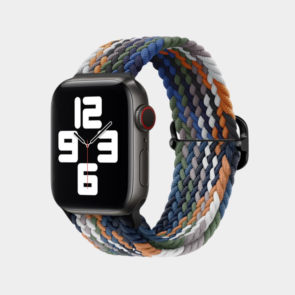 Adjustable Nylon Braided Band For Apple Watch