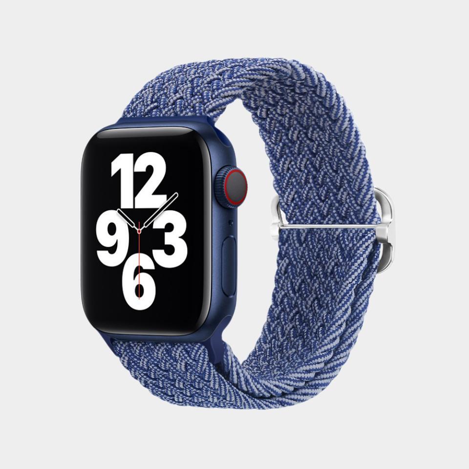 Adjustable Nylon Braided Band For Apple Watch