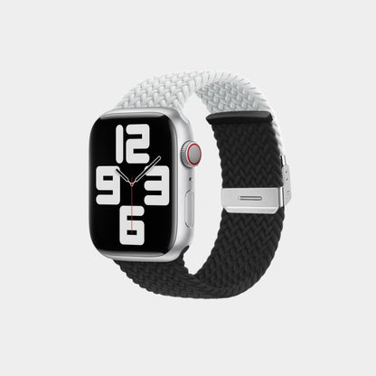 Contrasting Stretch Nylon Braided Band For Apple Watch