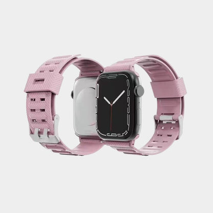 Carbon Fiber Pattern TPU Band For Apple Watch