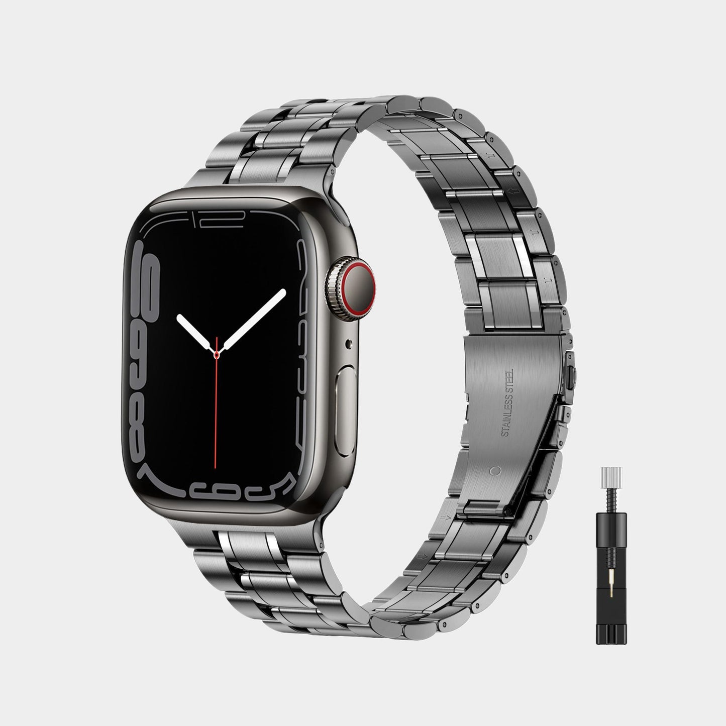 Metal Stainless Steel Five-bead Band For Apple Watch