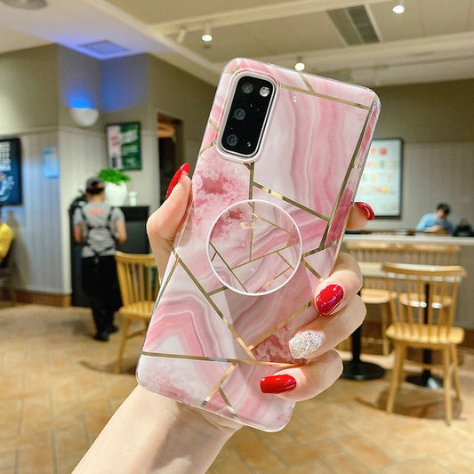 Diamond Marble Phone Case for Samsung Galaxy S21 Ultra