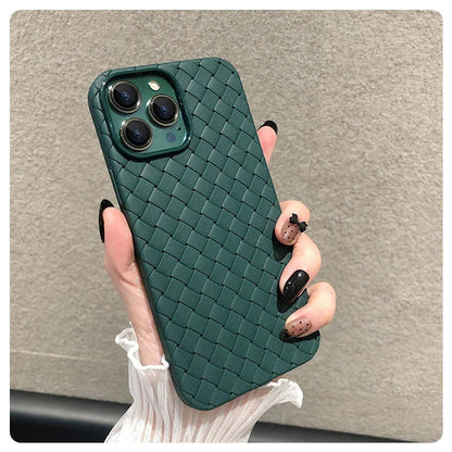 Breathable Weave Pattern Soft Thin Case For iPhone 14 13 12