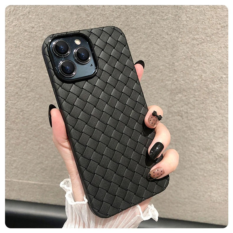 Breathable Weave Pattern Soft Thin Case For iPhone 14 13 12