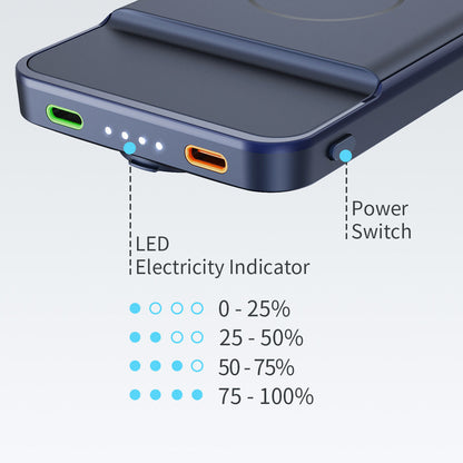 10000 Mah Magnetic Wireless Power Bank 20W 3 in 1