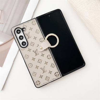 luxury leather cover for Galaxy Z fold 6/5/4/3